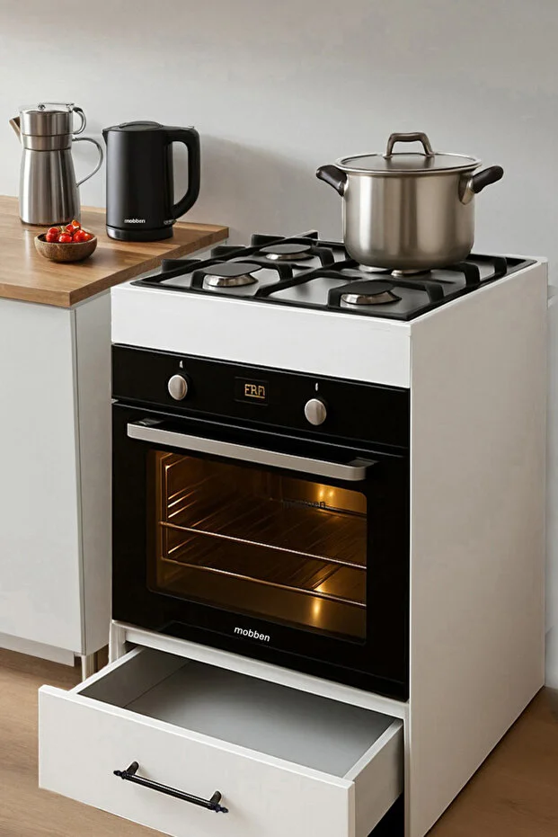 Ankastre Dolabı Çekmeceli